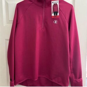 Champion Magenta Half-Zip Pullover
